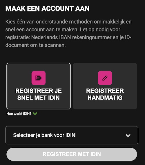 vbet registreren