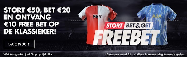 Feyenoord Ajax free bet 