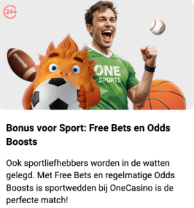 Sport bonus OneCasino